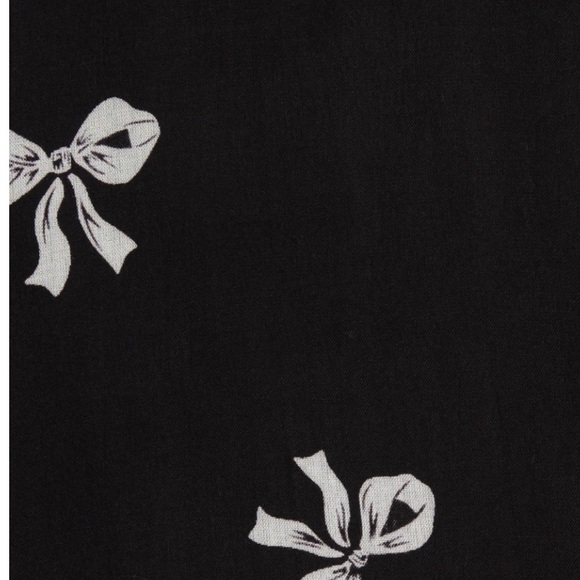 KATE ♠️ NY BOW PRINT OBLONG SCARF - Picture 3 of 4